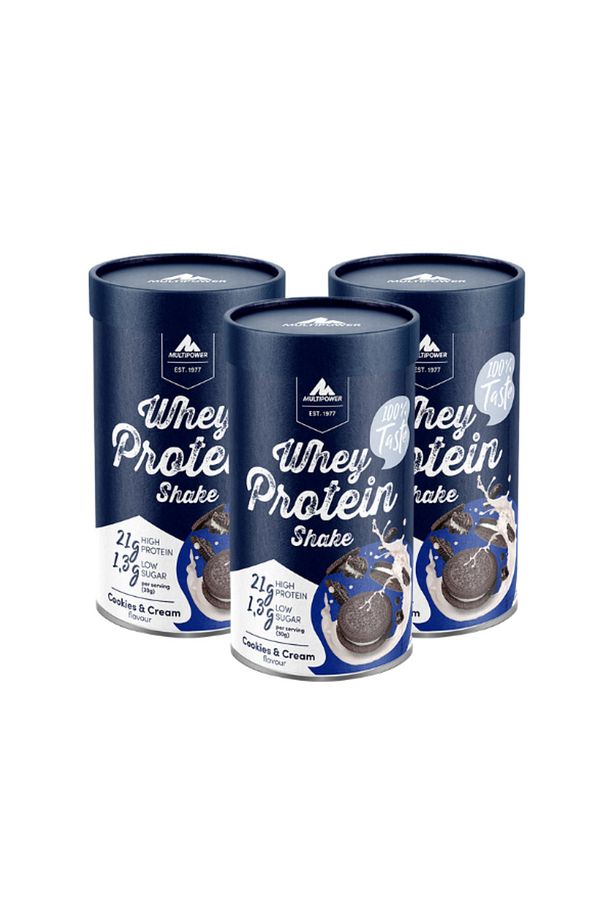 Whey Protein Shake 420g*3 Adet Cookies Cream - 1