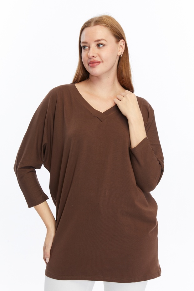 بلوزة بأكمام الخفافيش - 4