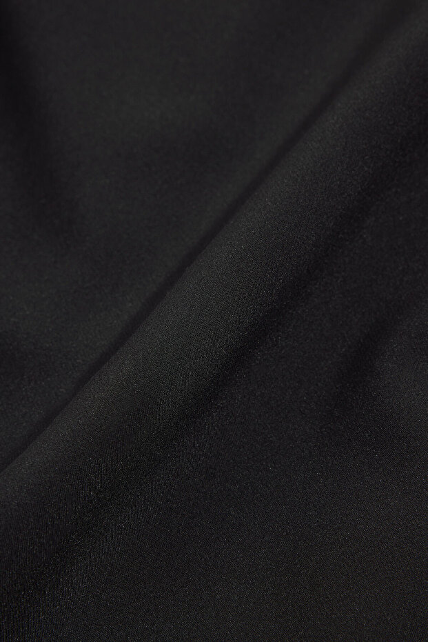 SİYAH MİNİ DEKOLTELİ ELBİSE - 4