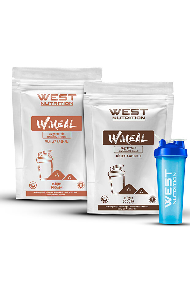 WMeal Proteinli Öğün Tozu 15 Öğün 900 gr 2 Lİ - 1