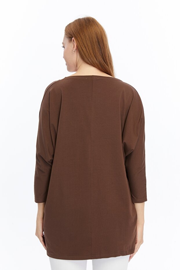 بلوزة بأكمام الخفافيش - 6