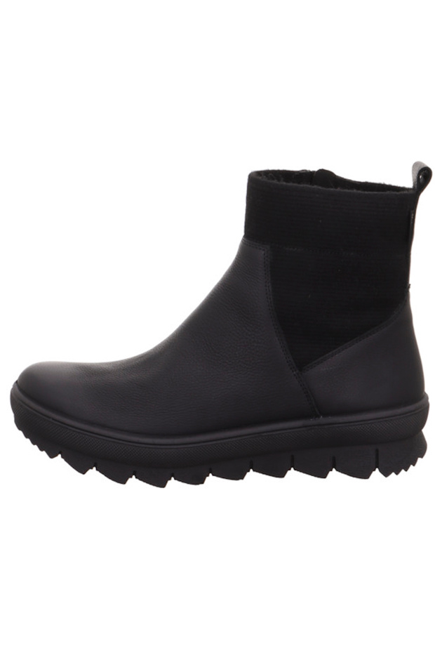 Yumuşak, Gore-tex Fermuarlı Bot, Siyah Deri - 1