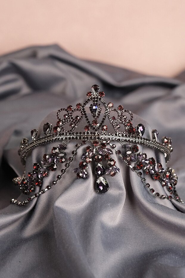Hürrem Fringed Frontlet Bridal Henna Crown