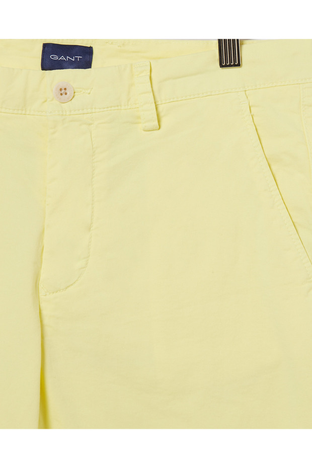 Erkek Sarı Regular Fit Şort - 2