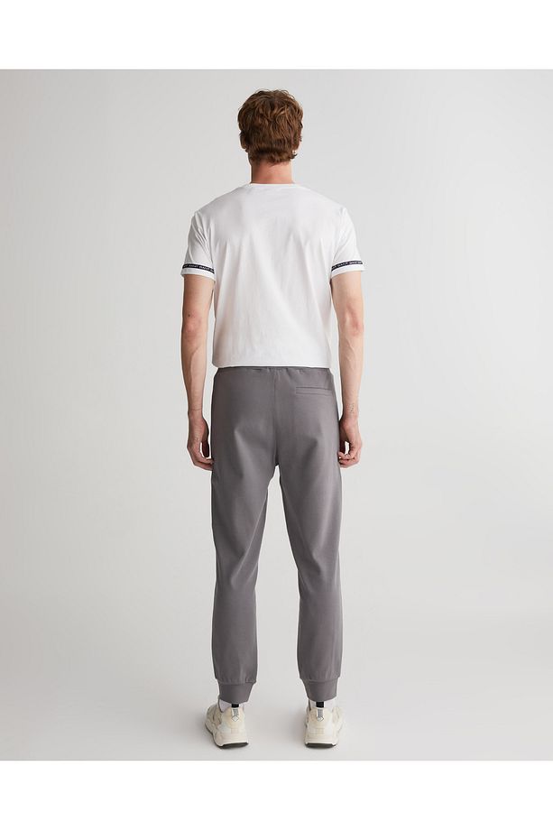 Erkek Gri Regular Fit Eşofman Altı - 2