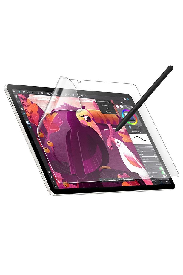 Galaxy Tab S9 FE 10,9 inç Uyumlu Fuchsia Tablet Temperli Cam Ekran Koruyucu - 3