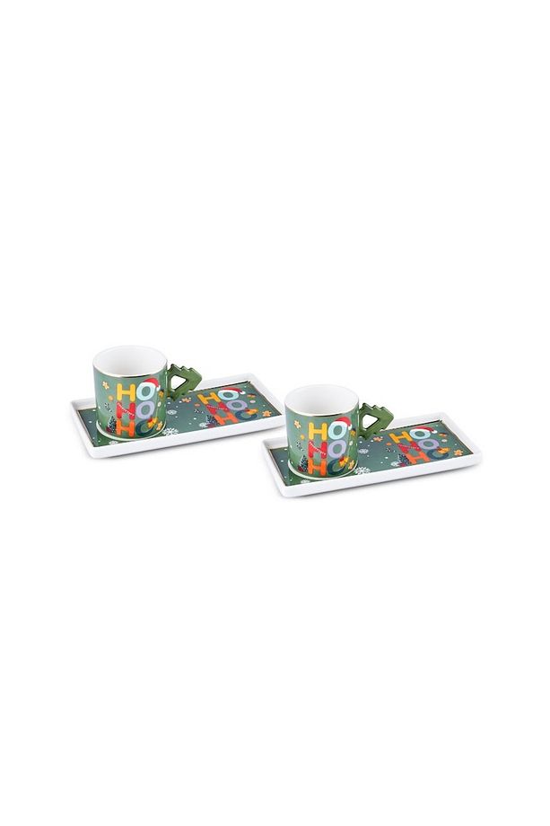New Year Yılbaşı Hoho 2 Kişilik Kahve Fincanı 100 ml - 4