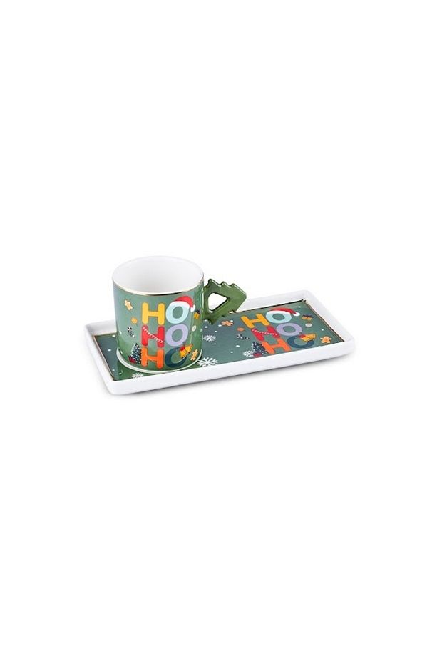 New Year Yılbaşı Hoho 2 Kişilik Kahve Fincanı 100 ml - 5