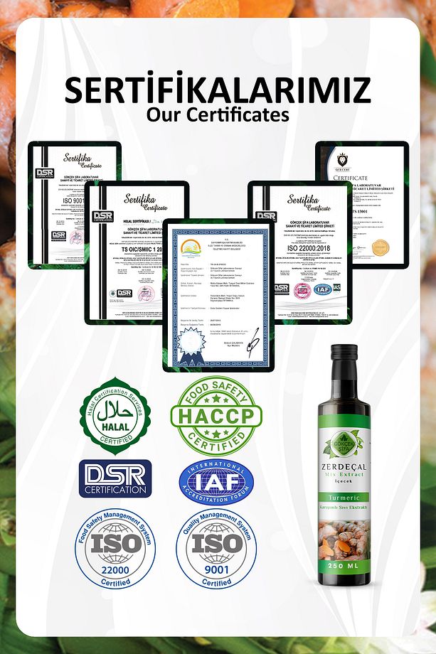 Zerdeçal Mix Extract (TURMERİC MİX EXTRACT) 250 Ml. - 5