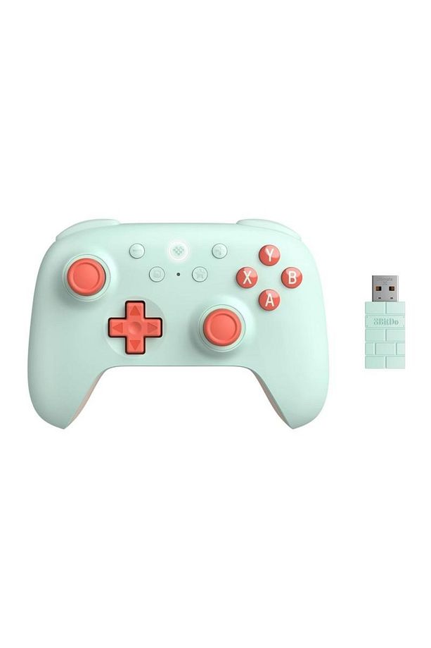 Ultimate 2c Kablosuz 2.4g Oyun Kolu Pc Android Hall Effect Joystick Mint Orange - 1