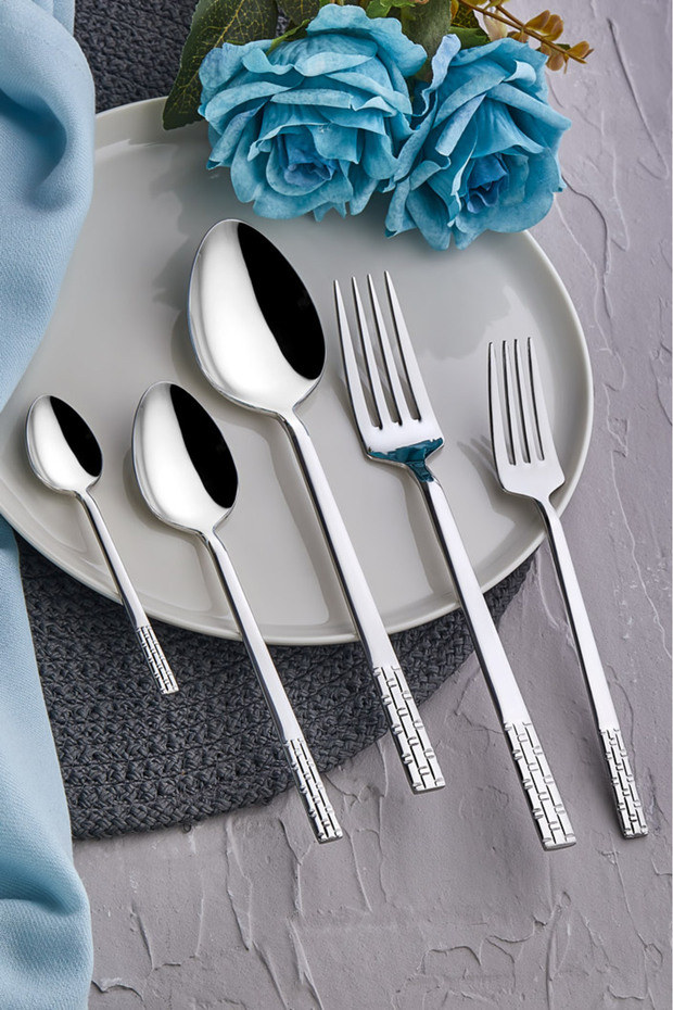 Premium 60 Piece Cedar Model 18/10 Stainless Steel Cutlery Set with 10 Year Warranty 304