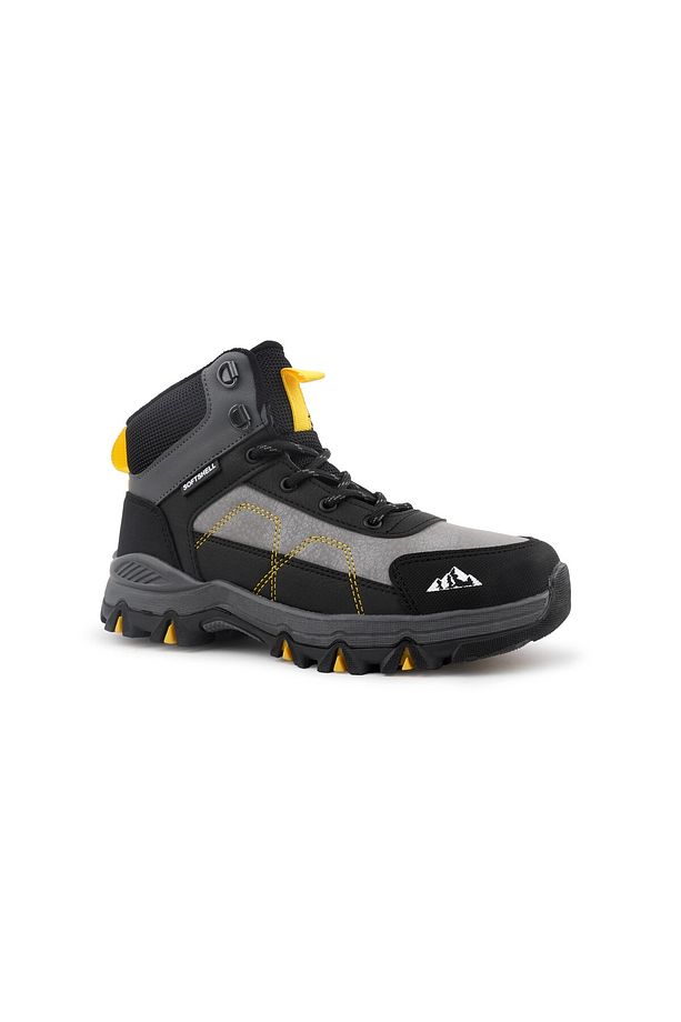 Alfa Siyah-Sarı Kauçuk Taban  Erkek Çocuk Softshell Outdoor Bot - 2
