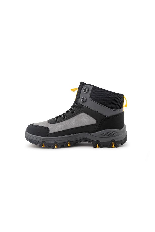 Alfa Siyah-Sarı Kauçuk Taban  Erkek Çocuk Softshell Outdoor Bot - 3