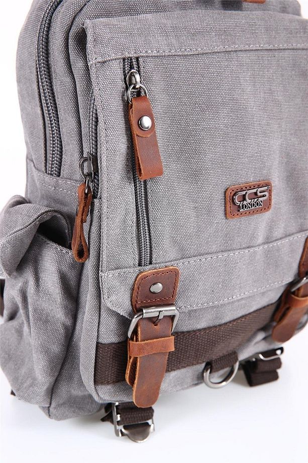 ÇÇS 51563 Kanvas Kumaş Sırt Çantası - 5