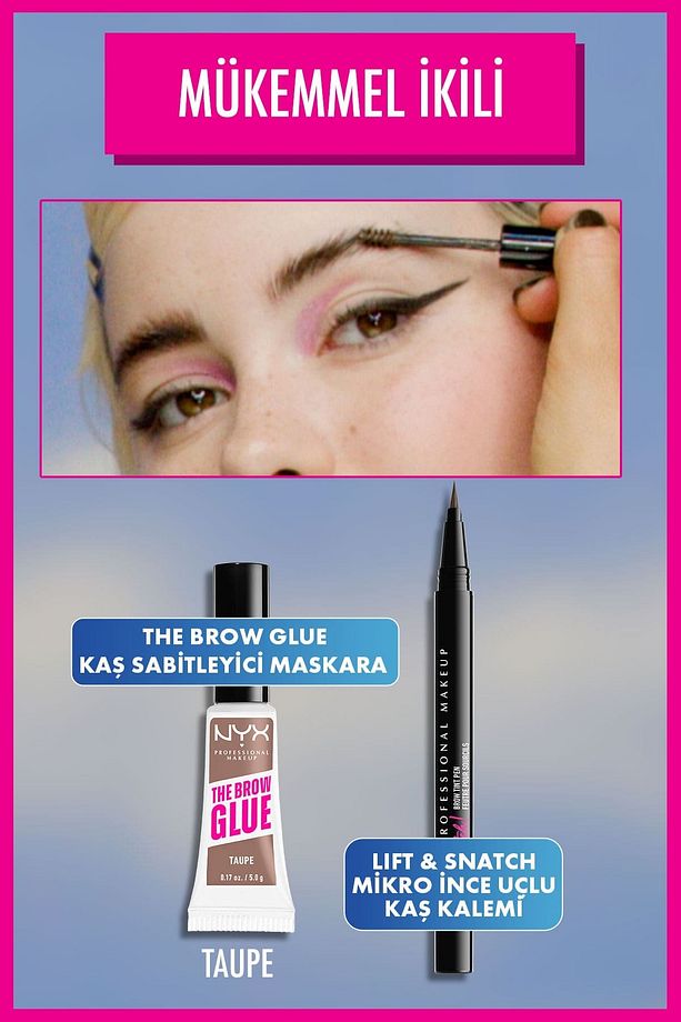 The Brow Glue Instant Brow Styler Kaş Sabitleyici Maskara - Taupe - 8
