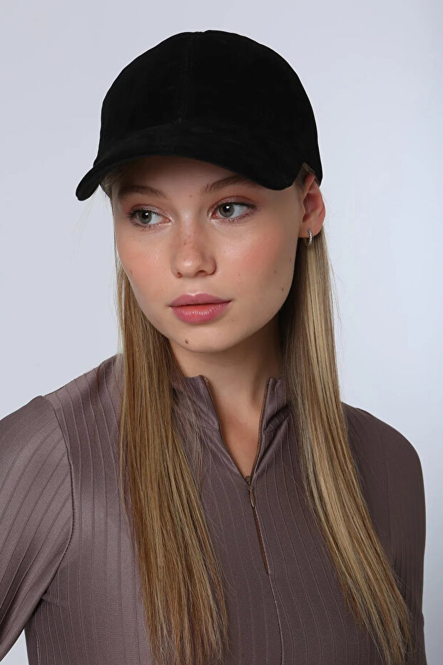 Suede Cap Hat