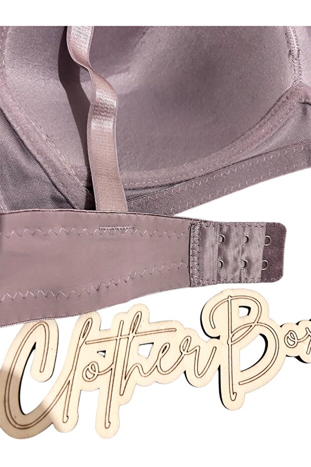 Empty Cup Gathering Bra Without Underwire - 4