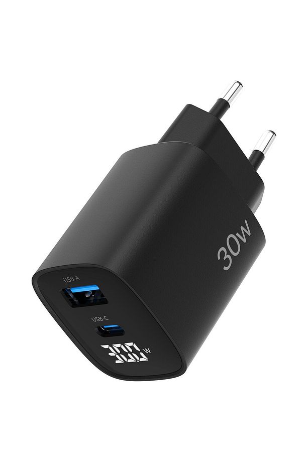 30w Gan Led Ekranlı Type-c Usb-a Hızlı Şarj Cihazı Android & Iphone Uyumlu Şarj Aleti - 3