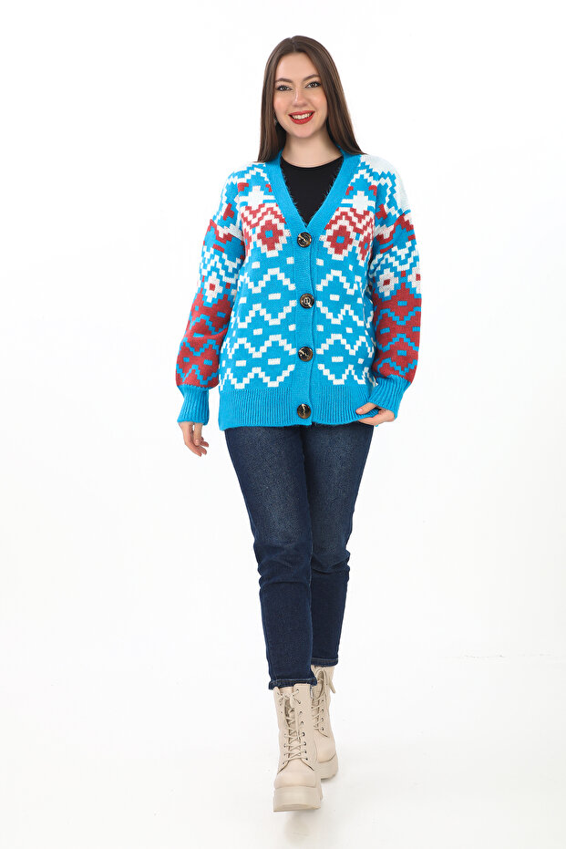 سترة محبوكة بأزرار - 2