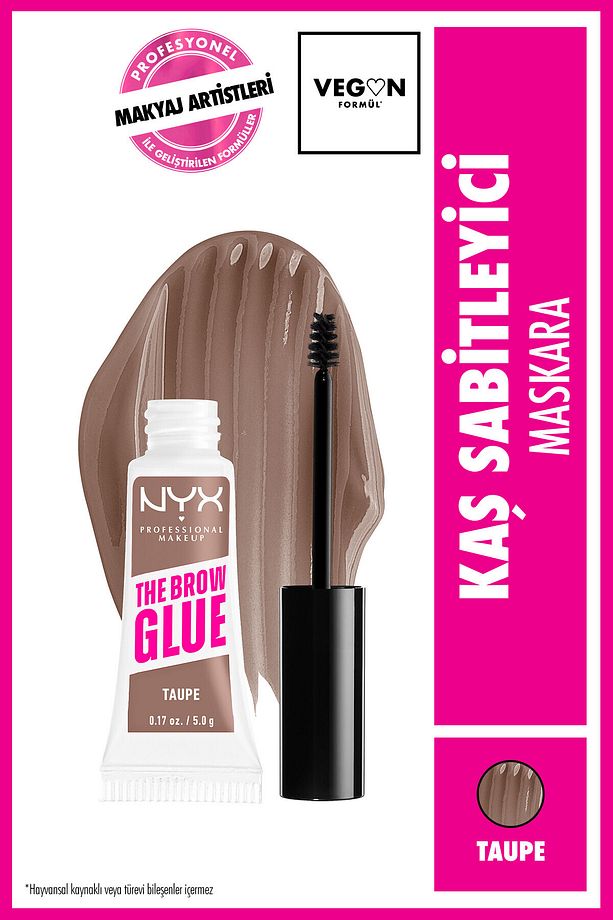The Brow Glue Instant Brow Styler Kaş Sabitleyici Maskara - Taupe - 1