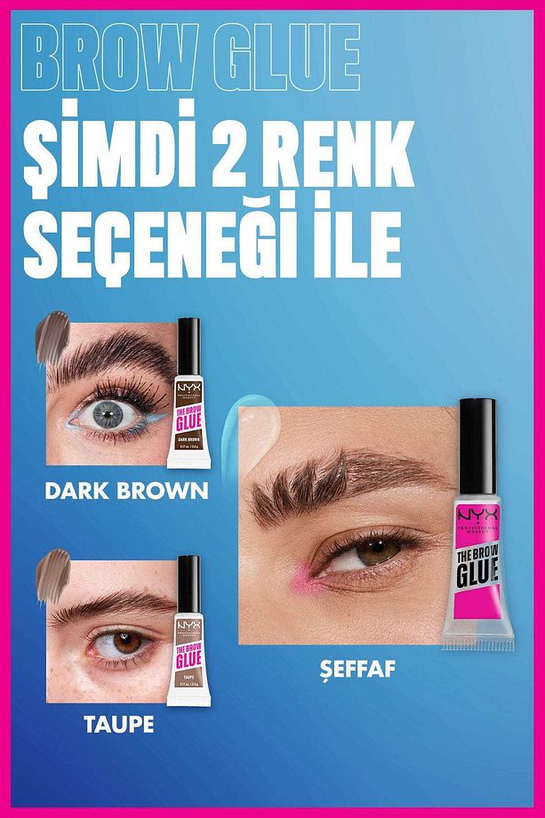The Brow Glue Instant Brow Styler Kaş Sabitleyici Maskara - Dark Brown - 6