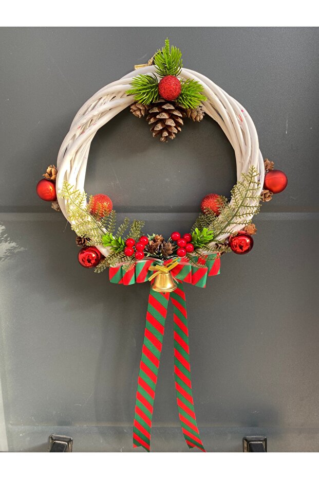 Çelenk Yılbaşı Kapı Süsü - 1