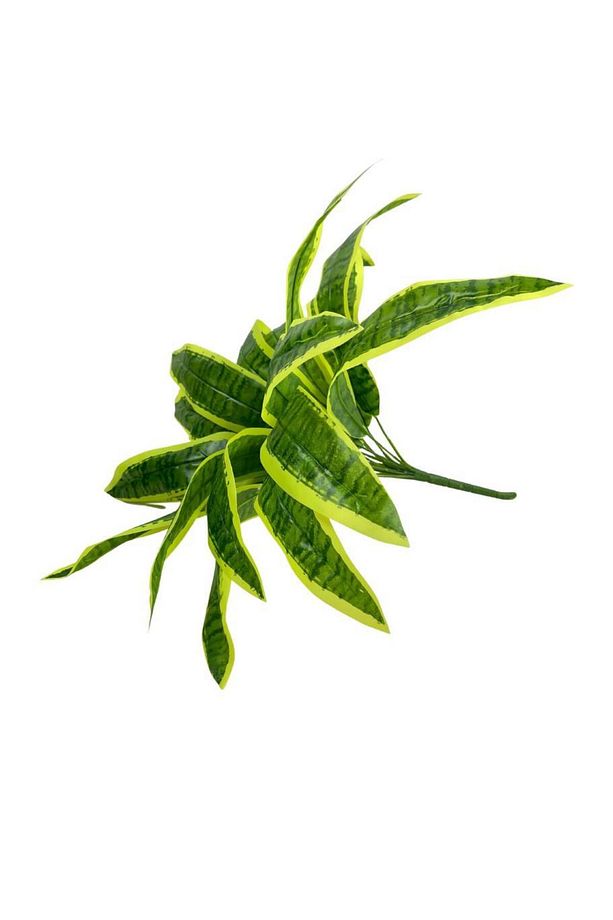 Yapay Çiçek Dracaena Massengena Yaprağı Demeti 11 Yapraklı 40*50cm Dik Duvar Çiçeği Yapay Bitki - 7