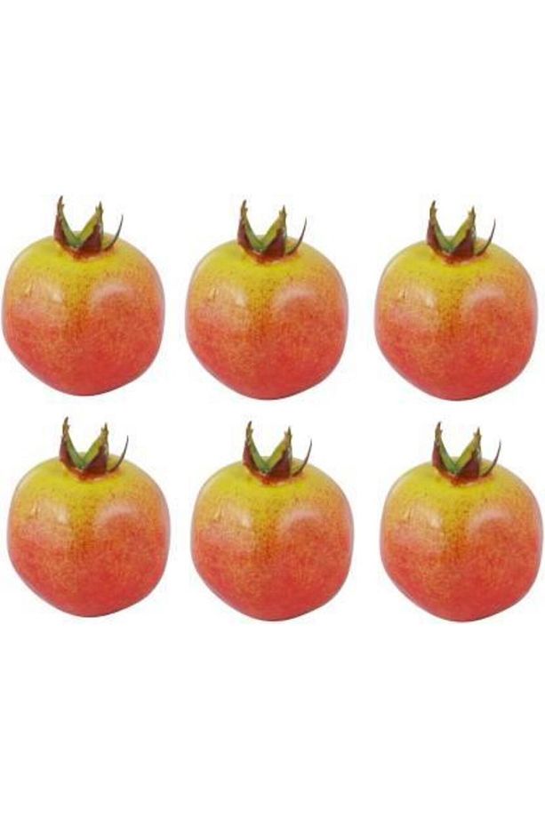 Yapay Nar 6 Lı Paket Yapay Meyve - 6