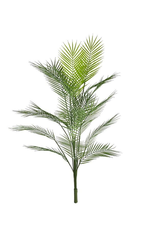 Yapay Çiçek Dal Areka Palmiye 20 Yaprak 130 Cm Salon Çiçeği Yapay Bitki - 1