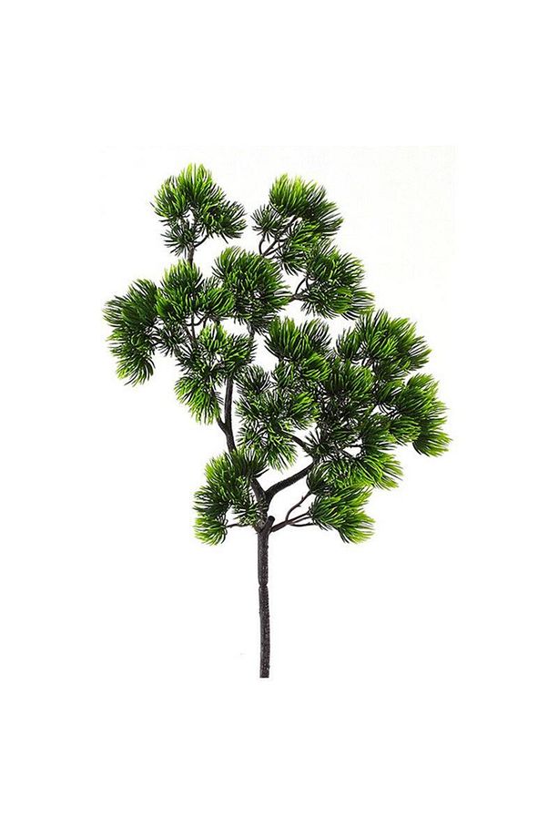 Yapay Çiçek Bonzai Dalı Çam Iğneli Bonsai Yaprakları Dekoratif Yapay Bitki - 1