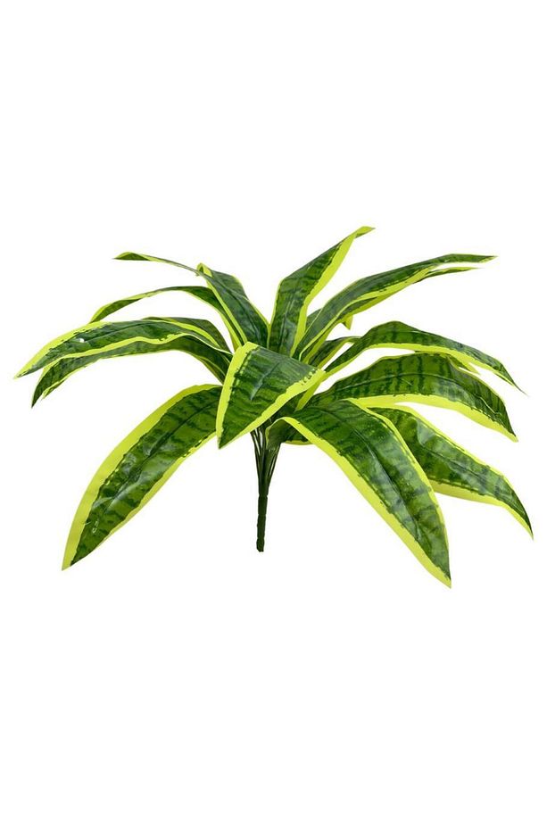 Yapay Çiçek Dracaena Massengena Yaprağı Demeti 11 Yapraklı 40*50cm Dik Duvar Çiçeği Yapay Bitki - 2
