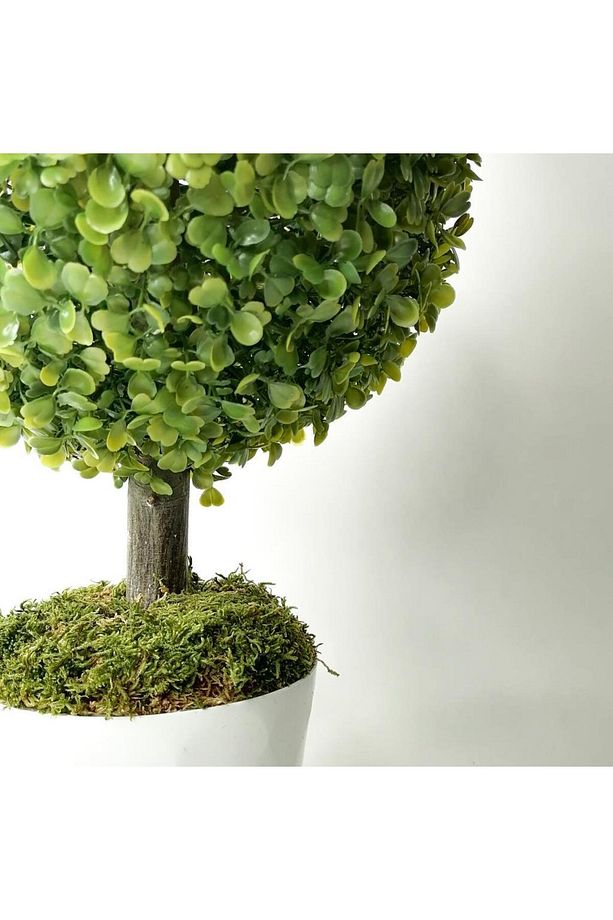 Yapay Ağaç Şimşir Top Tek Toplu 28cmx50cm - 3