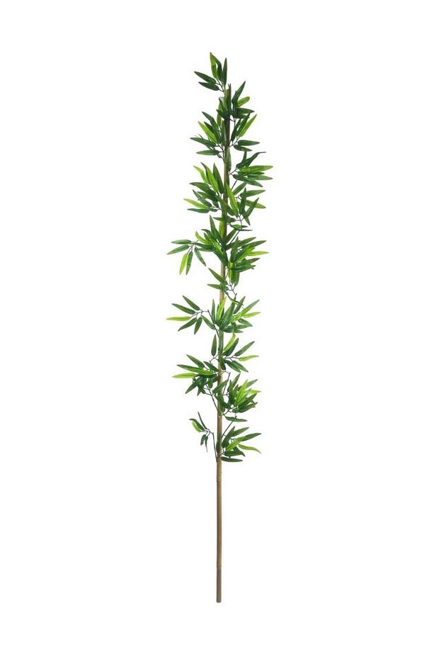 5li Set Yapay Bambu Sopası 20 Yapraklı 190cm Yapay Çiçek Bambu Duvarı Separatör Çiçeği Yapay Çiçek - 2