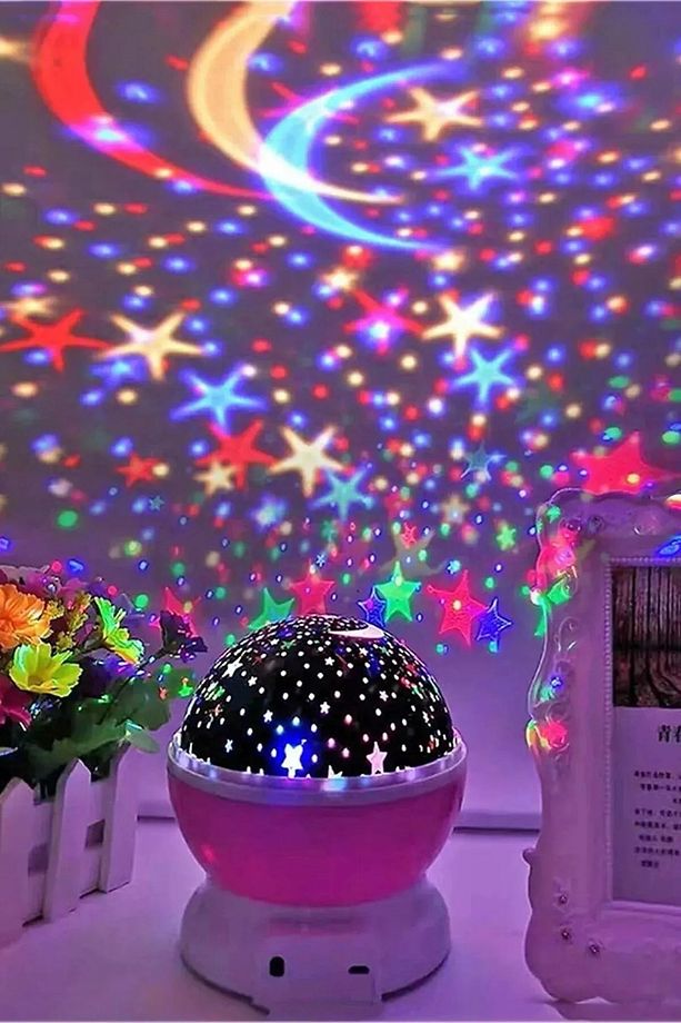 Starmaster Yıldız Yansıtmalı Gece Lambası Projeksiyon Çocuk Odası Lamba StarmasterStar - 3