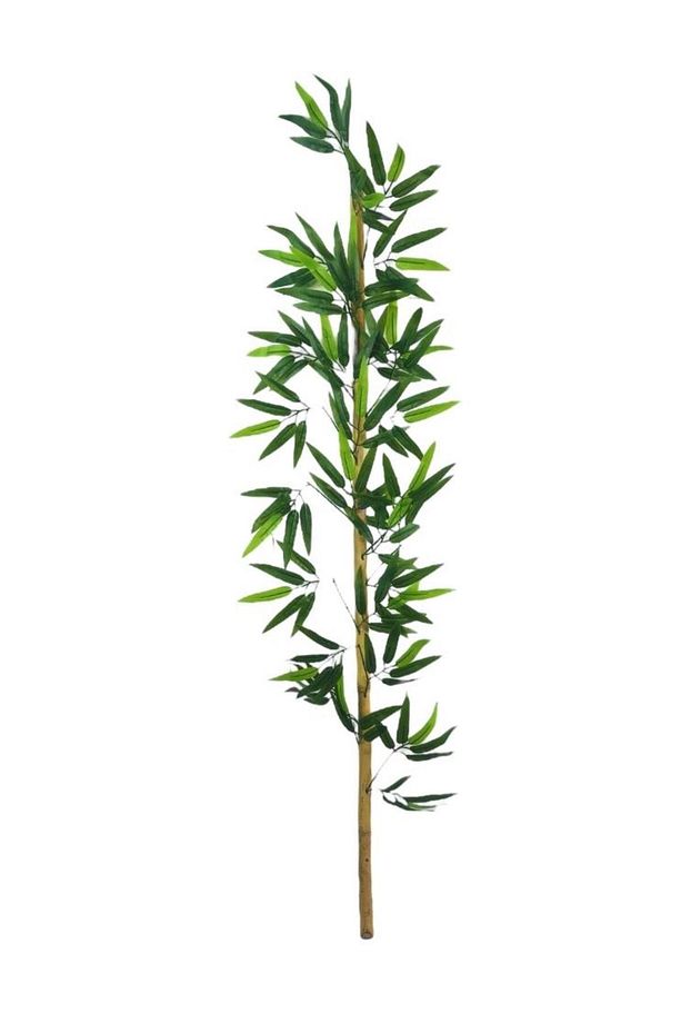 5li Set Yapay Bambu Sopası 14 Yapraklı 130cm Yapay Çiçek Bambu Duvarı Separatör Çiçeği Yapay Çiçek - 3