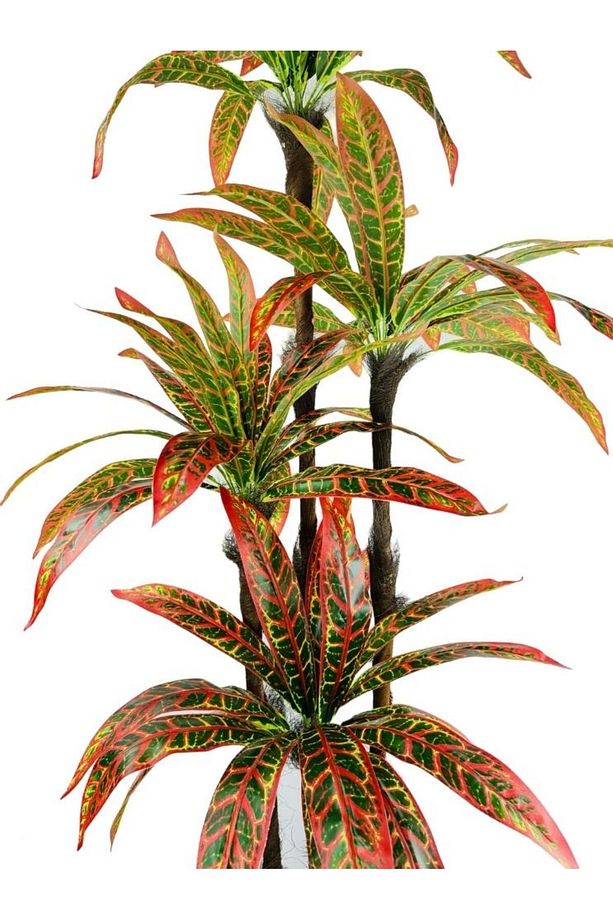 Yapay Ağaç Kroton Yukka 4katlı 72 Yaprak 160*65cm - 6