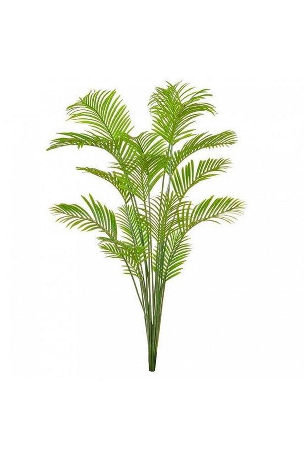 Yapay Ağaç Areka Ağacı Saksısız Palmiye Ağacı Salon Bitkisi 195cm 16 Dev Yaprak - 1