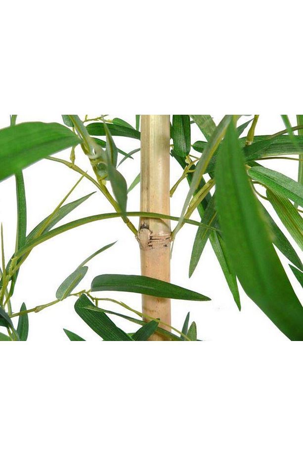 Yapay Bambu Sopası 12 Yapraklı 150cm Yapay Çiçek Bambu Duvarı - 4