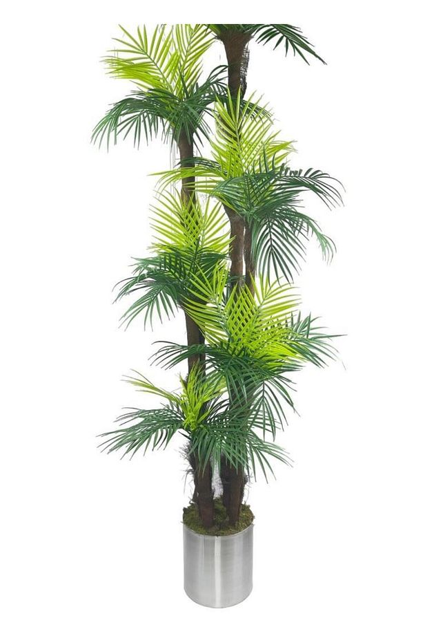 Yapay Ağaç Palmiye 54yaprak 6katlı 200cm Salon Çiçeği Yapay Çiçek - 2
