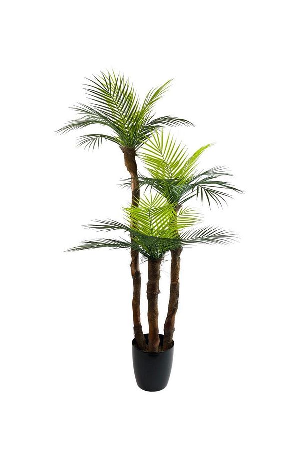 Yapay Ağaç 3 Dal 140cm Areka Palmiye Ağacı Areka 3katlı Salon Çiçeği Yapay Çiçek - 1