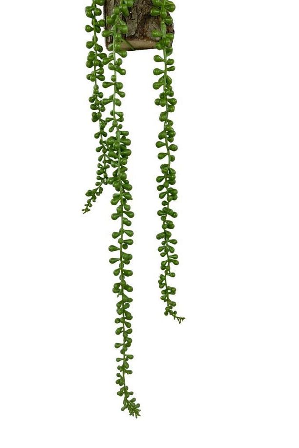 Yapay Çiçek Kütük Saksıda Sarkan String 3 Dallı 55cm Sarkan Çiçek - 8