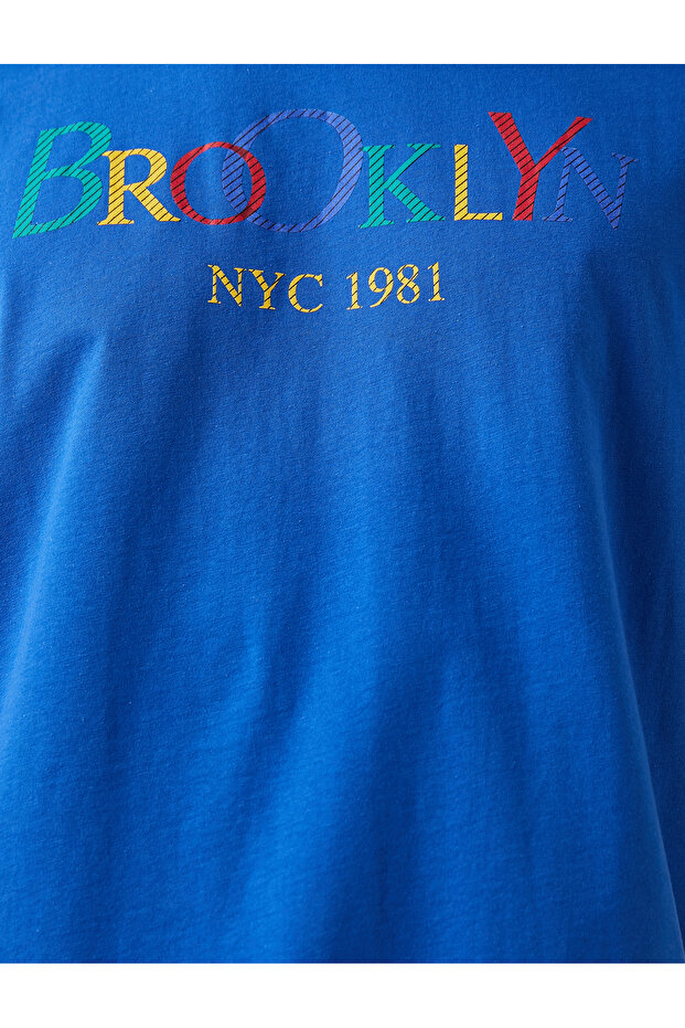 Brooklyn Baskılı Tişört - 6