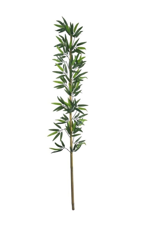5li Set Yapay Bambu Sopası 17 Yapraklı 160cm Yapay Çiçek Bambu Duvarı Separatör Çiçeği Yapay Çiçek - 2