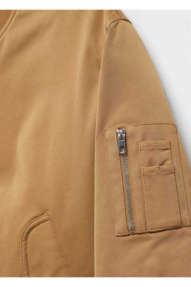 Oversize Bomber Ceket - 5