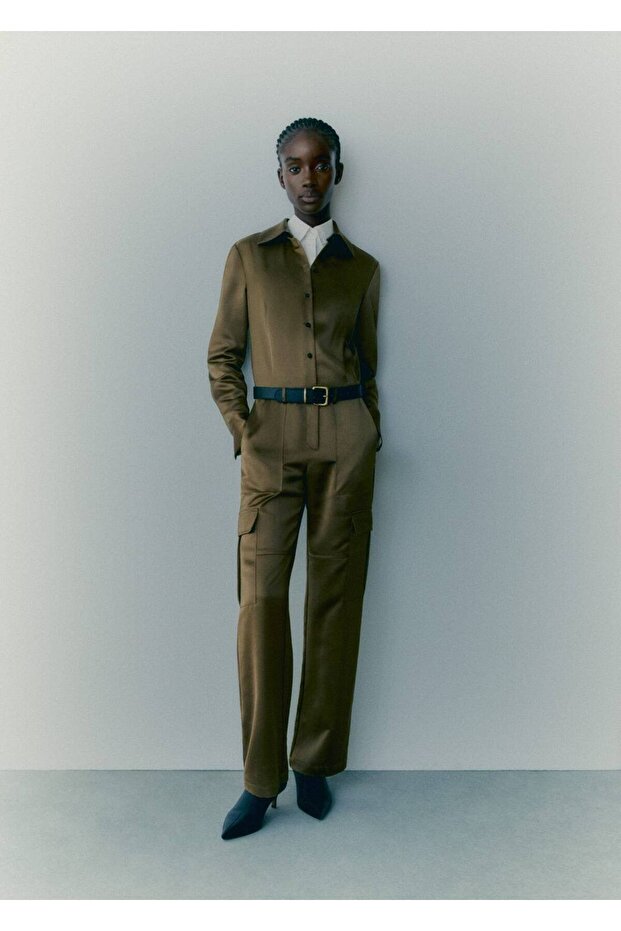 Saten kargo tulum - 8