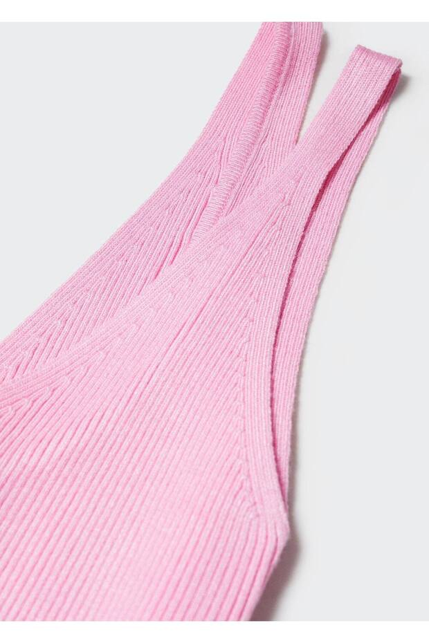 V yaka triko bluz - 5