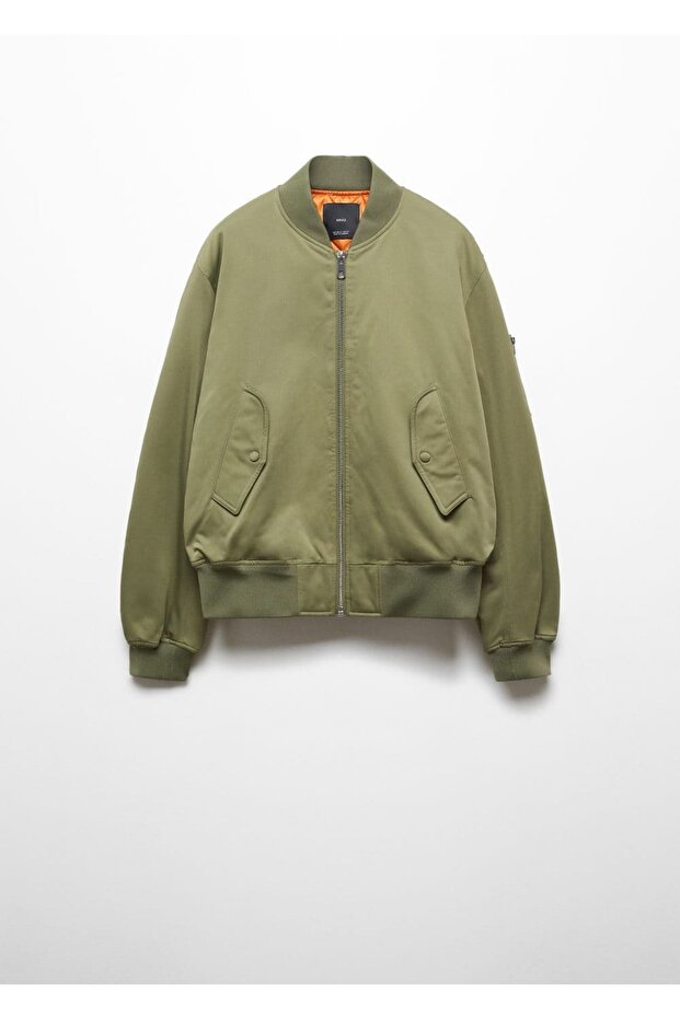Oversize Bomber Ceket - 3