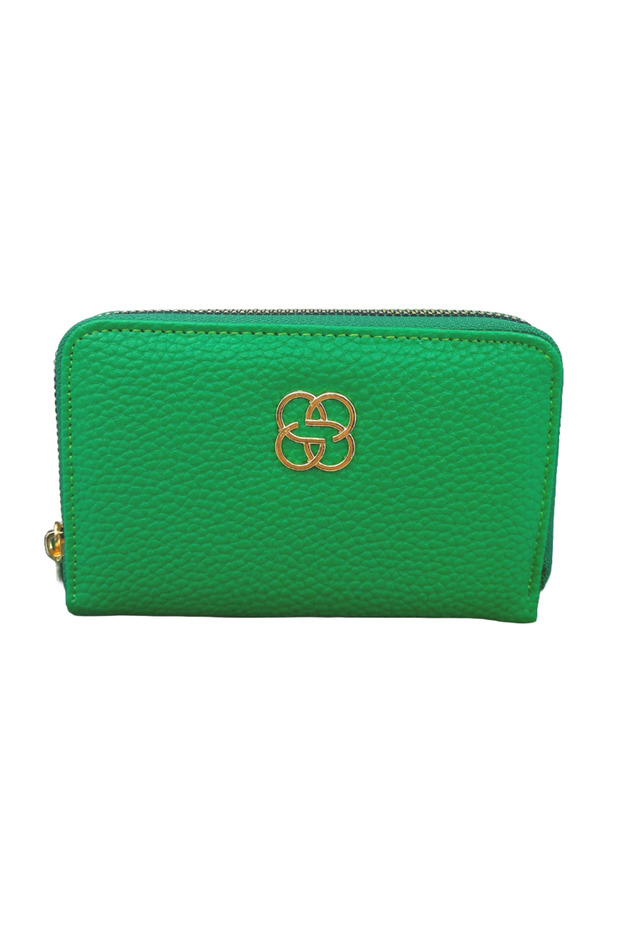 Yeşil orta boy cüzdan - 1