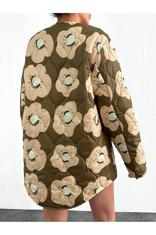 BASKILI GENİŞ KALIP KAPİTONE MONT - 3