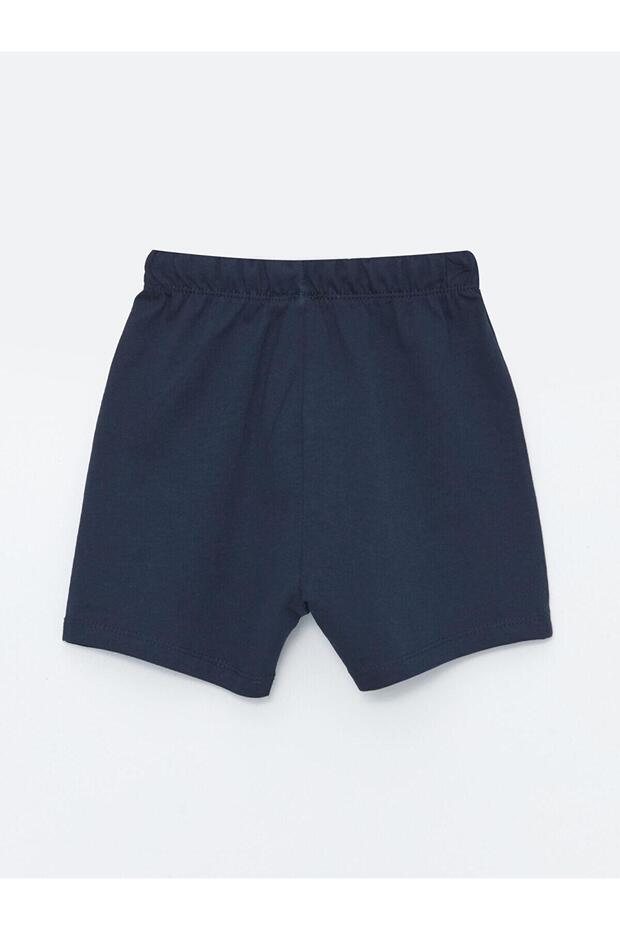 LCW baby Beli Lastikli Basic Erkek Bebek Şort - 2